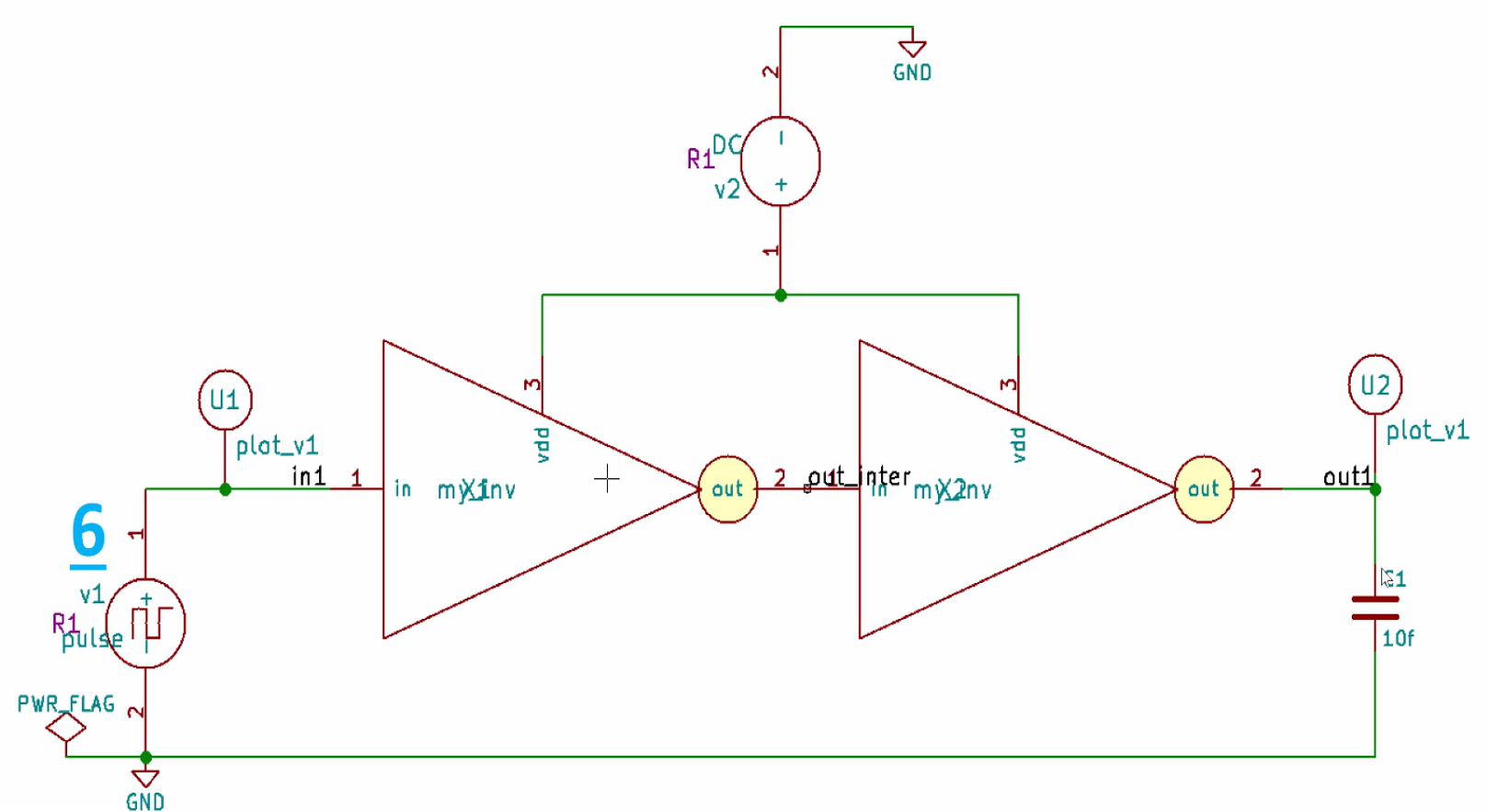 Demo circuit for timing